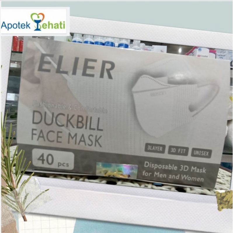 MASKER ELIER DUCKBILL FACE MASK isi 40 PCS
