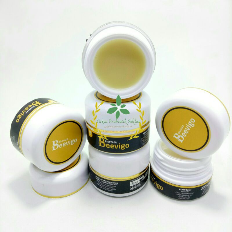 BIOSYAFA BEEVIGO (Salep Vitiligo, Luka Bakar, Streetchmark,Dematitis, Eksim, Iritasi kulit)