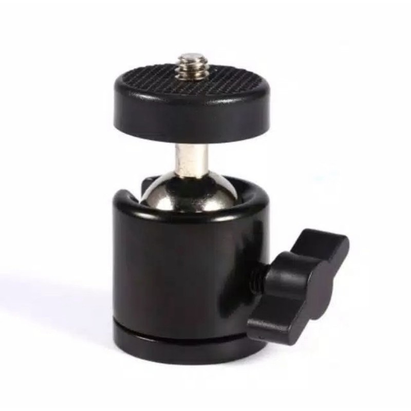 Mini Ball Head Besi - Ball Head Ringlight - Mini Ball Head Tripod Kamera - Mini Ball Head