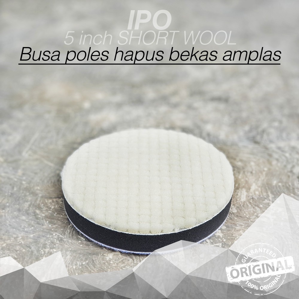 VYDEN SHORT WOOL CUTTING PAD 5 INCH Busa Poles Kompon Kasar MURAH