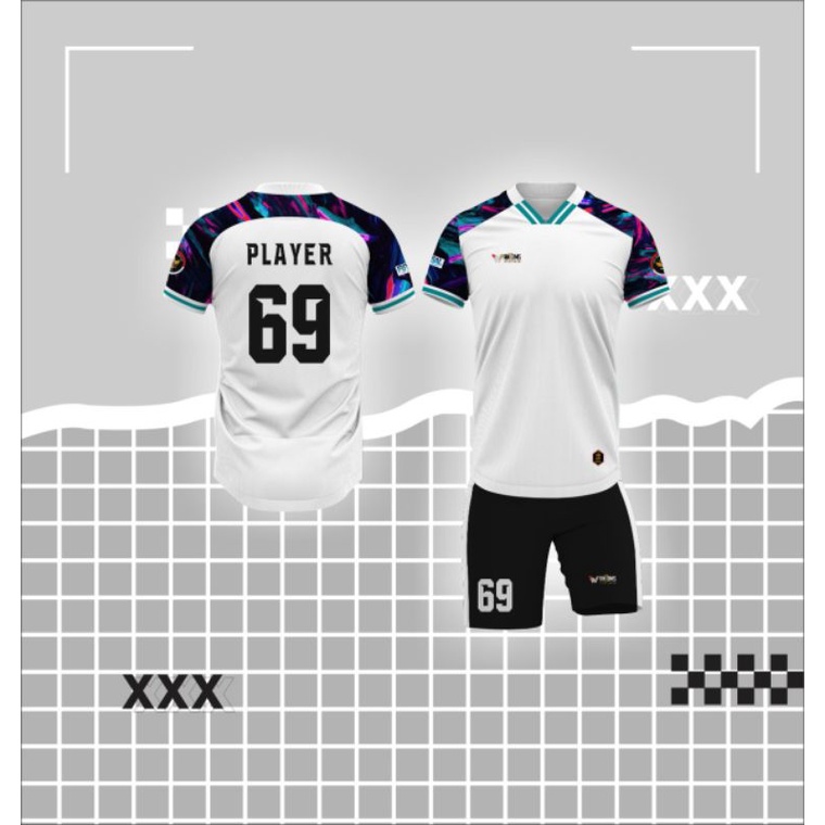 JERSEY SEPAK BOLA JERSEY FUTSAL FREE DESIGN PRINTING