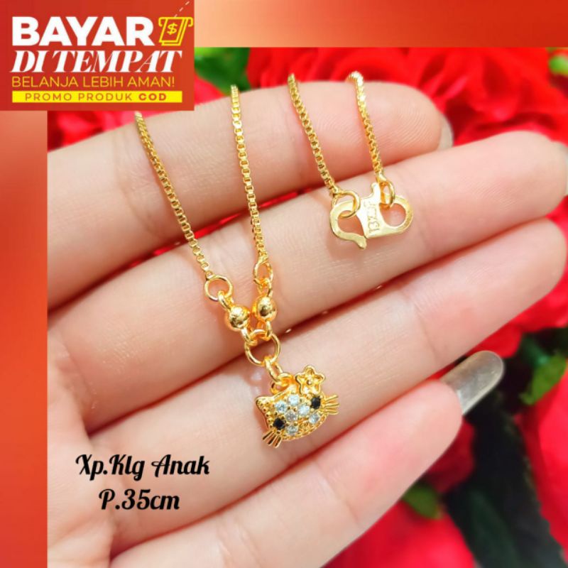 Kalung Anak Permata Hello Kity Lucu ll Anti karat