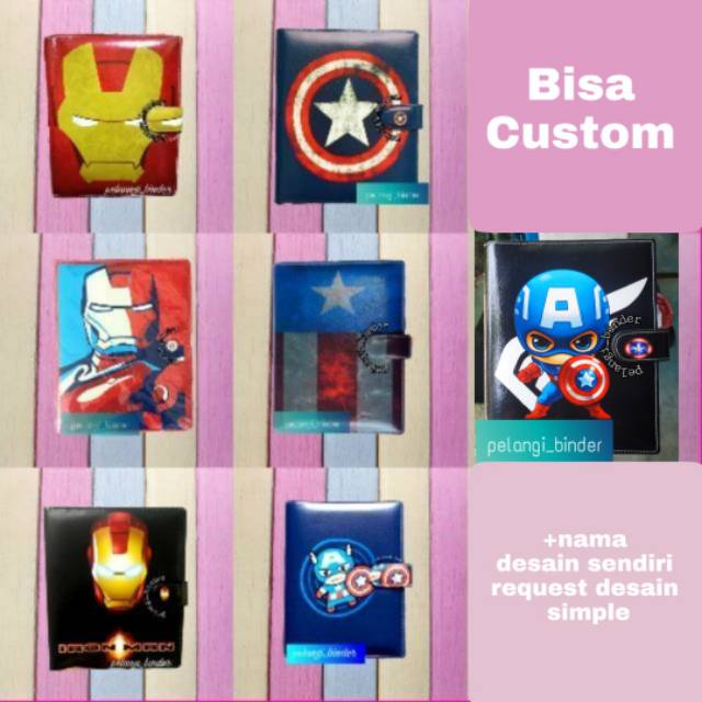 

Binder superhero/avenger/iron man/captain america