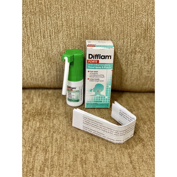 Difflam forte throat spray Difflam forte 15ml