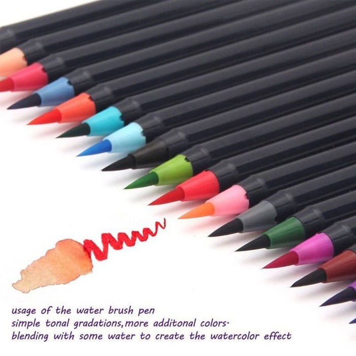 

Watercolor Brush Pen (20 Color)