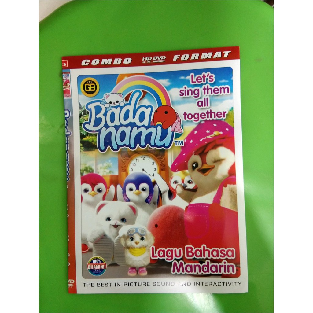KASET PROMOO DVD lagu film BADA NAMU bahasa mandarin