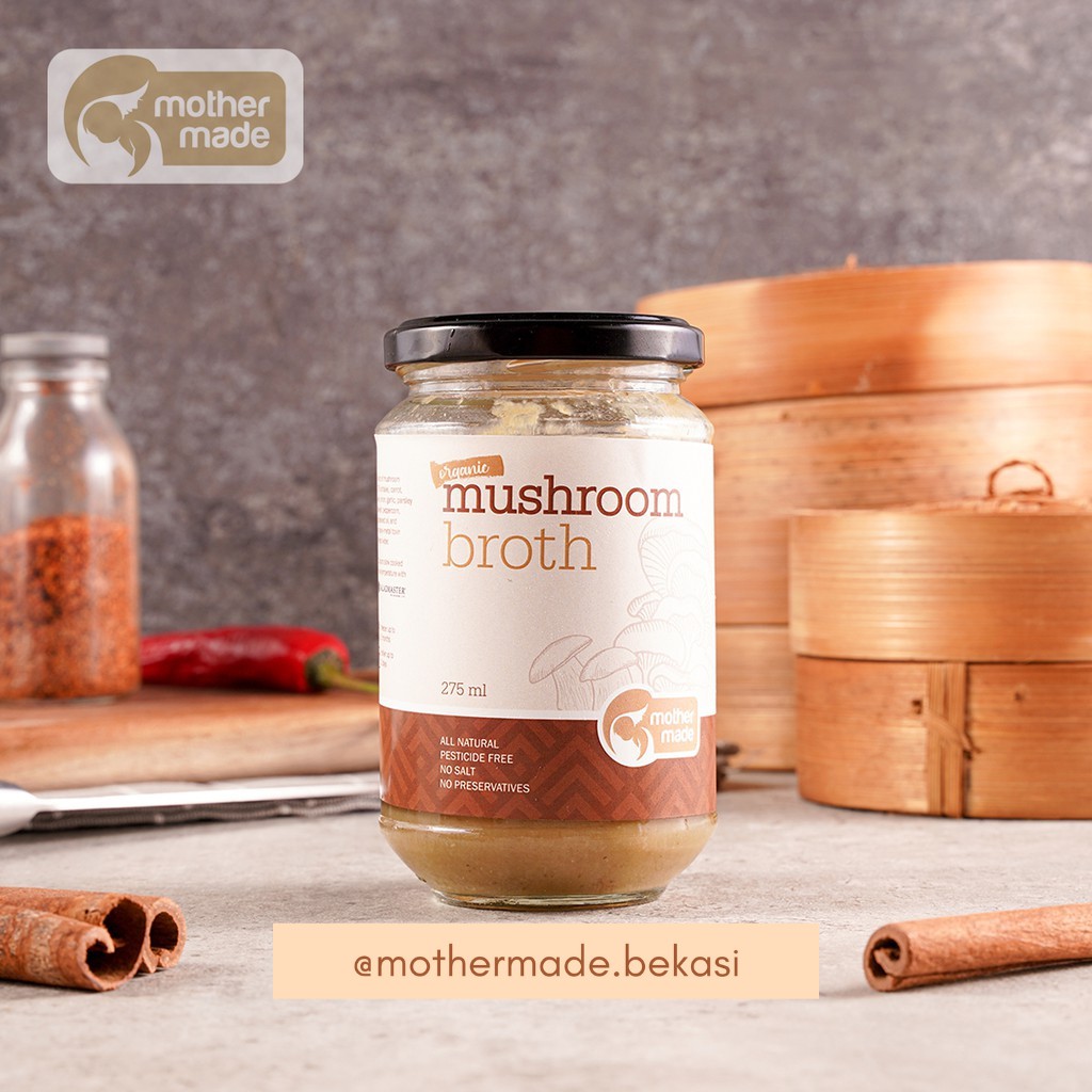 

Organic Mushrooms Broth (275 ml) - Kemasan Jar Kaca