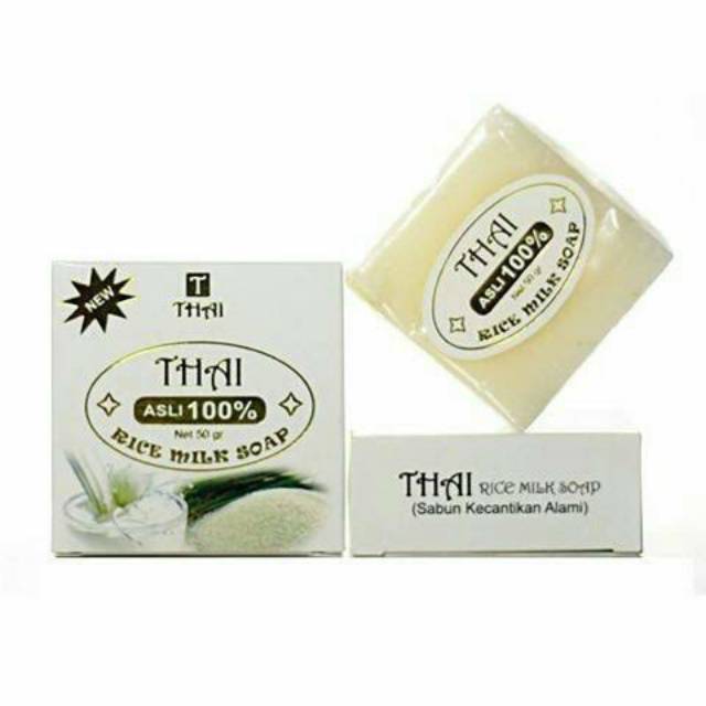 Thai rice milk soap