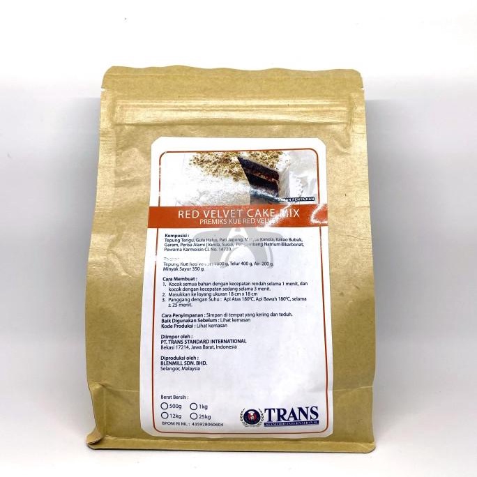 

TERBARU TRANS Red Velvet Cake Premix / Tepung Premiks Instan / 500gram