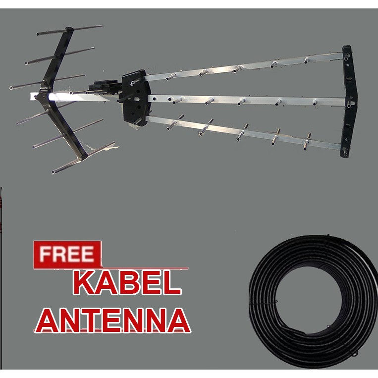 Paket Antenna Antena Panjang Outdoor  + GRATIS Kabel  5 meter Second