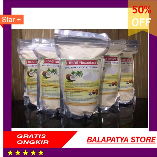 

TERMURAH Tepung Kelapa Keto Coconut Flour Premium Quality 500 gram
