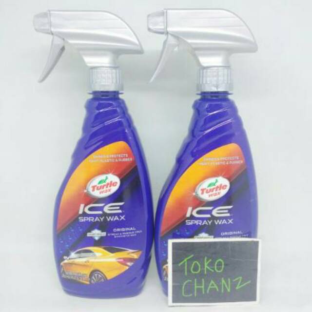 Turtle Wax ICE Spray Wax Spray pengkilap efek daun talas cat mobil motor