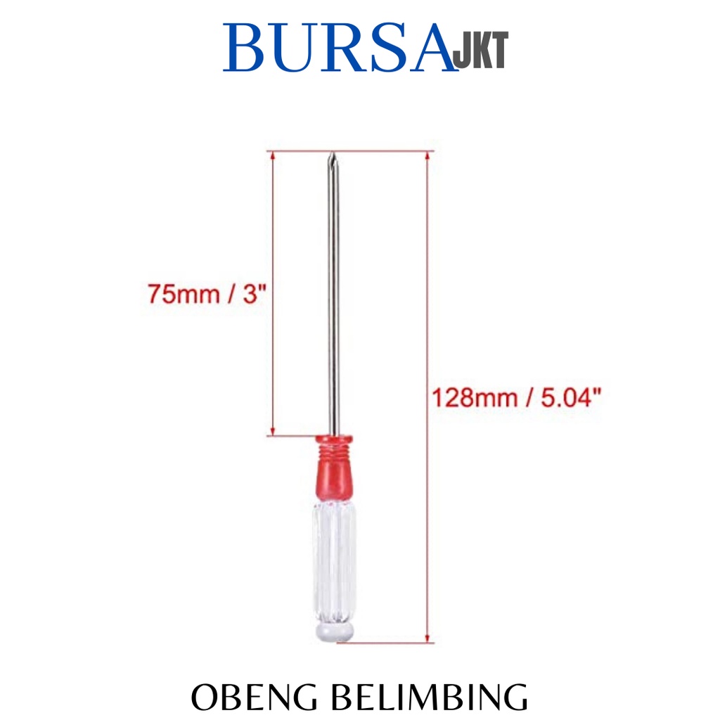 OBENG KECIL BELIMBING MINUS - MAGNET TIPIS