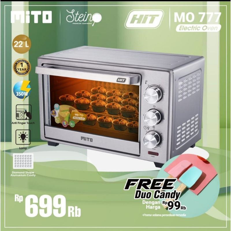 MITO Electric Oven HIT MO-777 22 Liter Garansi Resmi | Shopee Indonesia