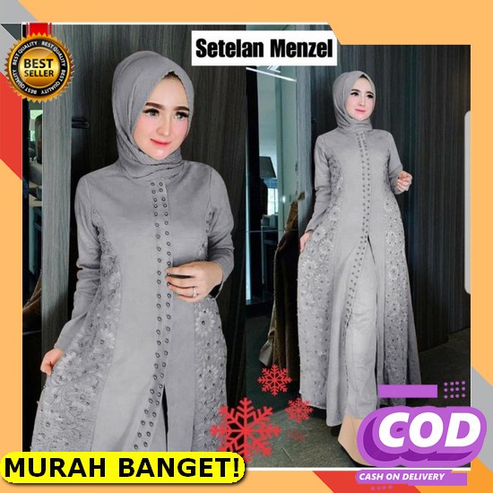 [New]Gamis Terbaru Original Nibras Nb B20 Gamis Modern Kondangan Baju Muslim 2022 Terbaru/Gamis Wani