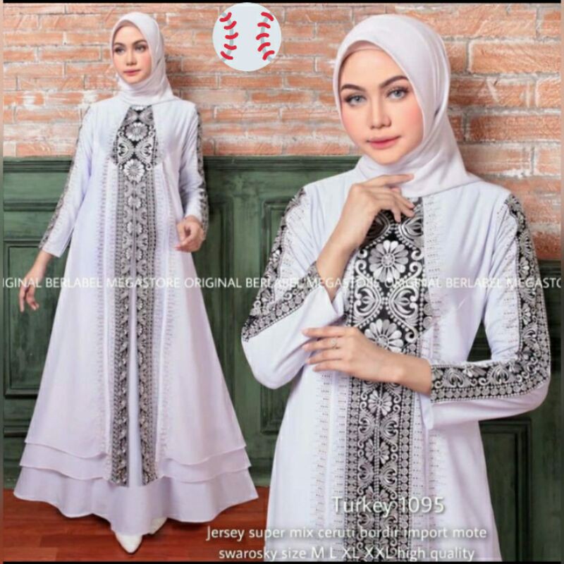 abaya Putih mewah