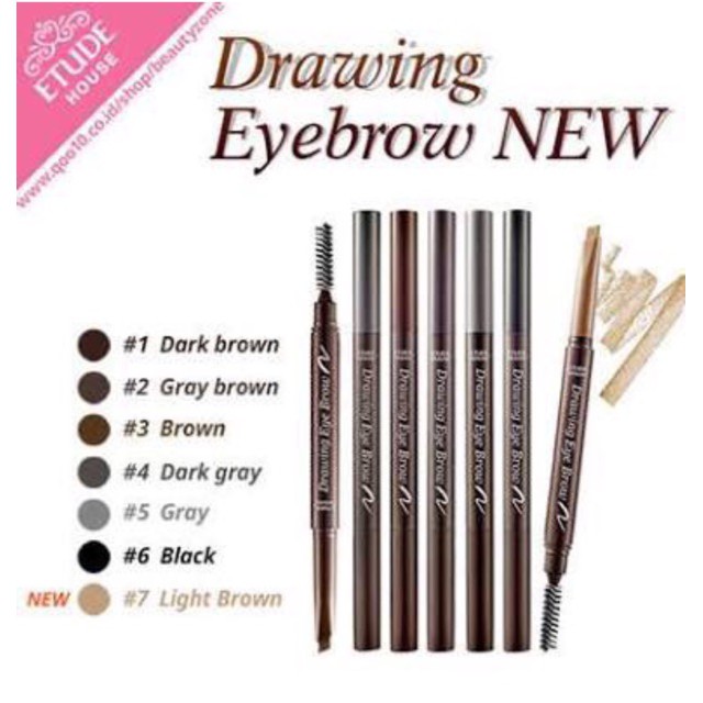 Etude House Drawing Eye brow New (longer) pensil alis