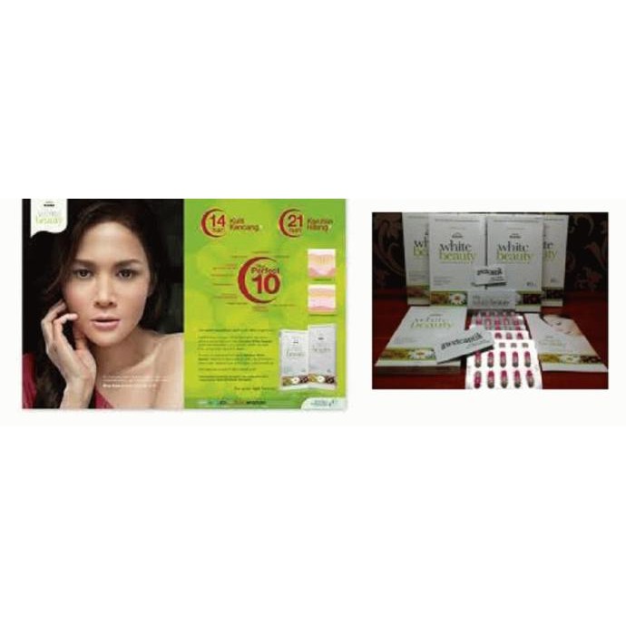 Promo 14 Hari Kulit Cerah, Putih, Kencang- Nutrafor White Beauty 60 Kapsul Ready Stock