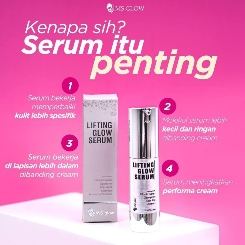 MS GLOW LIFTING GLOW SERUM / SERUM LIFTING MS GLOW / LIFTING / MS GLOW / SERUM WAJAH