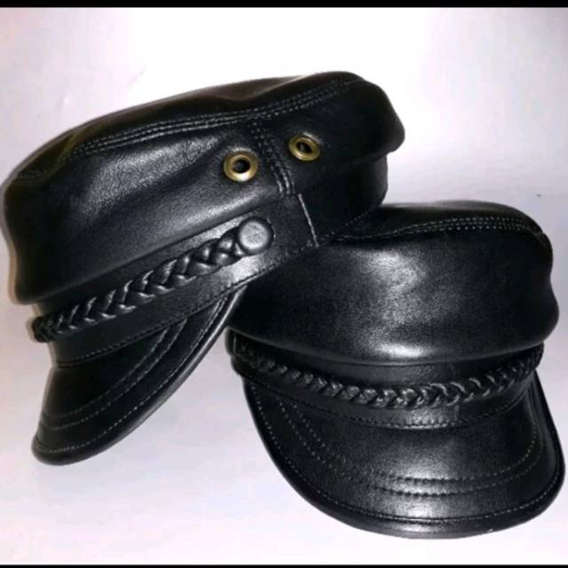 Topi komando kulit asli garut termurah