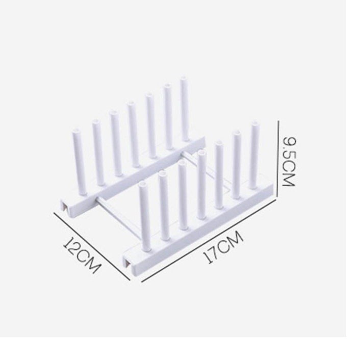 【GOGOMART】6 Sekat Pengering Piring / Rak Piring / Mini Dish Drainer