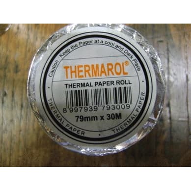 

New Kertas Thermal / Thermal Paper - Thermarol - 79mm x 65mm Limited