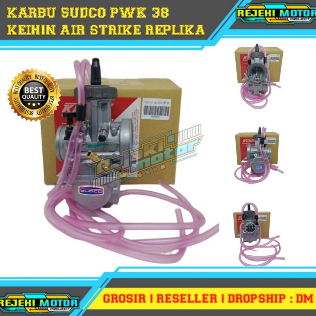KARBU KARBURATOR PWK 38 AIR STRIKE KEIHIN SUDCO KARBU RACING