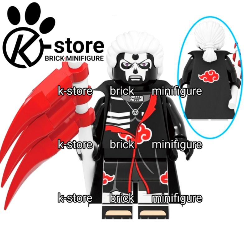 lego naruto hidan brick minifigure