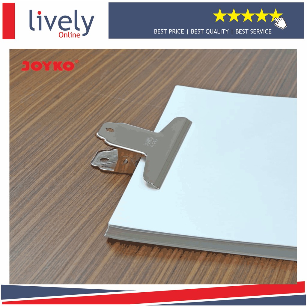 Joyko Bulldog Clip Klip Penjepit Kertas 6-145 (6&quot;)