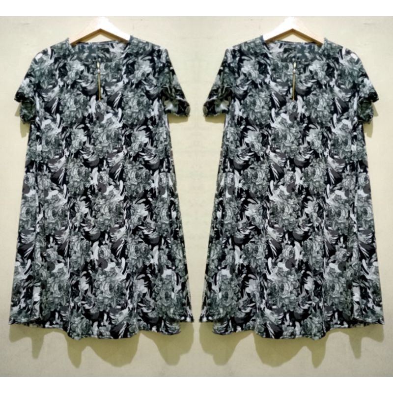 DASTER SHAKIRA JERSEY SUPER JUMBO/DASTER JUMBO BUNGA, DRESS MAYUNG