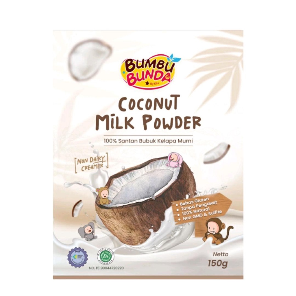 BUMBU BUNDA ELIA - COCONUT MILK POWDER 150GR / SANTAN MPASI