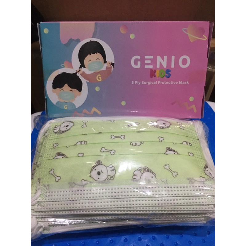 GENIO Masker anak surgical motif
