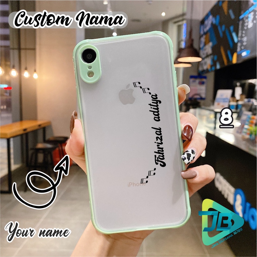 SOFTCASE CHOICE CUSTOM NAMA OPPO VIVO XIAOMI SAMSUNG REALME IPHONE ALL TYPE JB4715