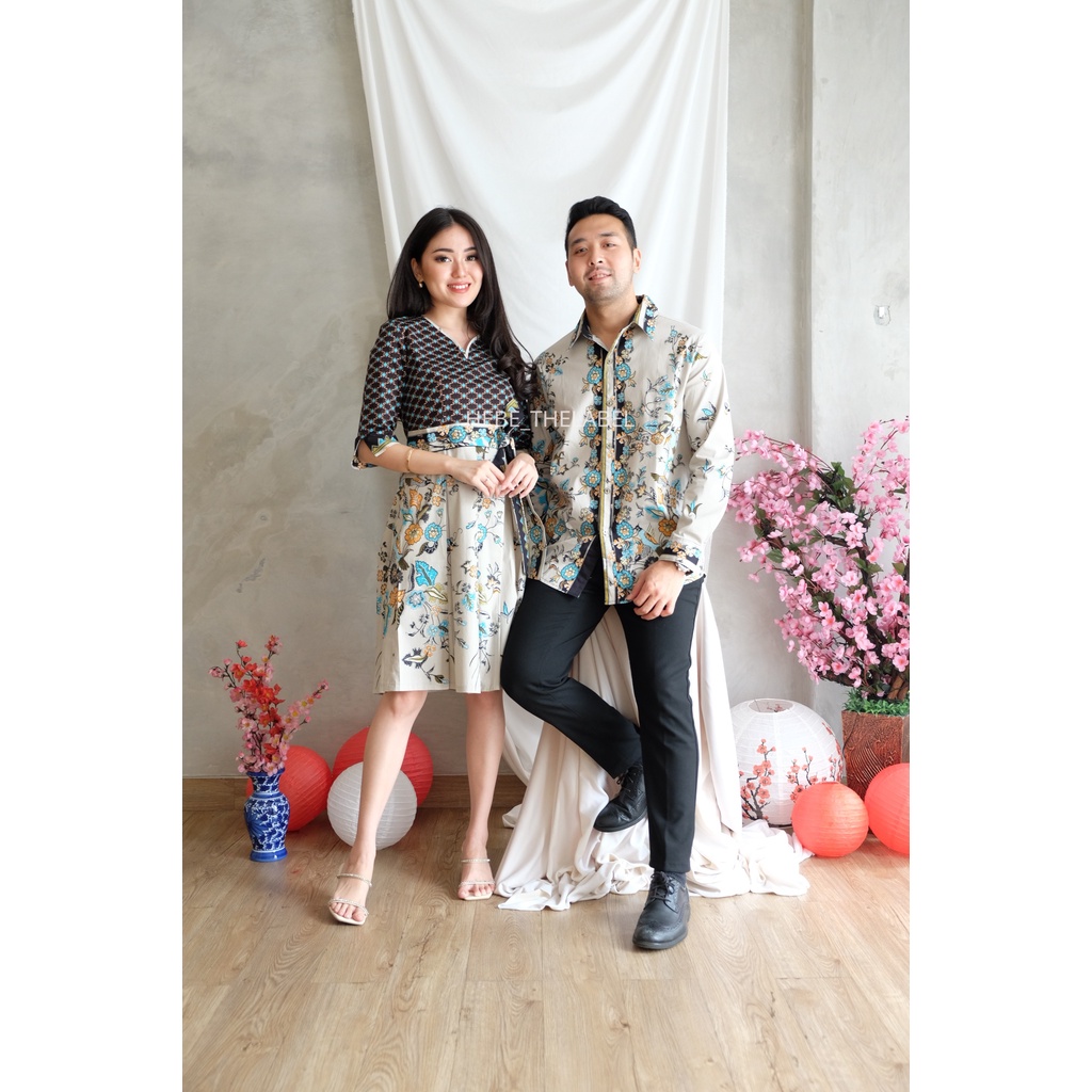 Lei Batik Cheongsam Chinese New Year ( Men Short - Kora Cs - Mutia - Jenna - Mila - Kina - Men Long - Nadine - Amber - Brenda - Intan - Hera ) Available Couple