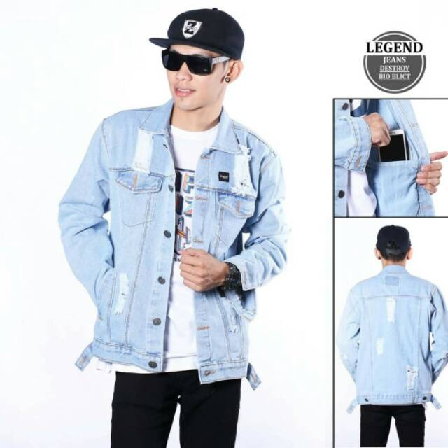 Jaket Jeans Ripped Legend of Denim Original