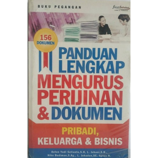 Jual Buku PANDUAN LENGKAP MENGURUS PERIJINAN & DOKUMEN PRIBADI ...