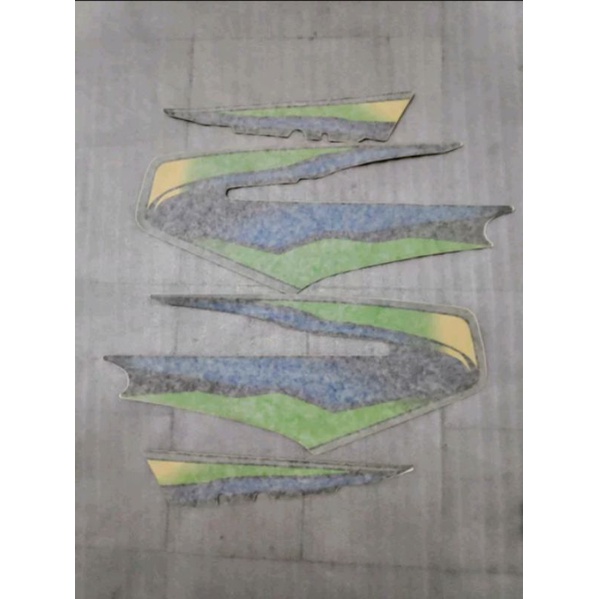List body sticker body decal body striping body Rxking Rx king 1999 hijau original