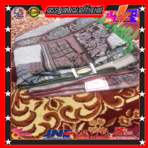 Sajadah Travel Kashmeer Arazh Pastel⁣