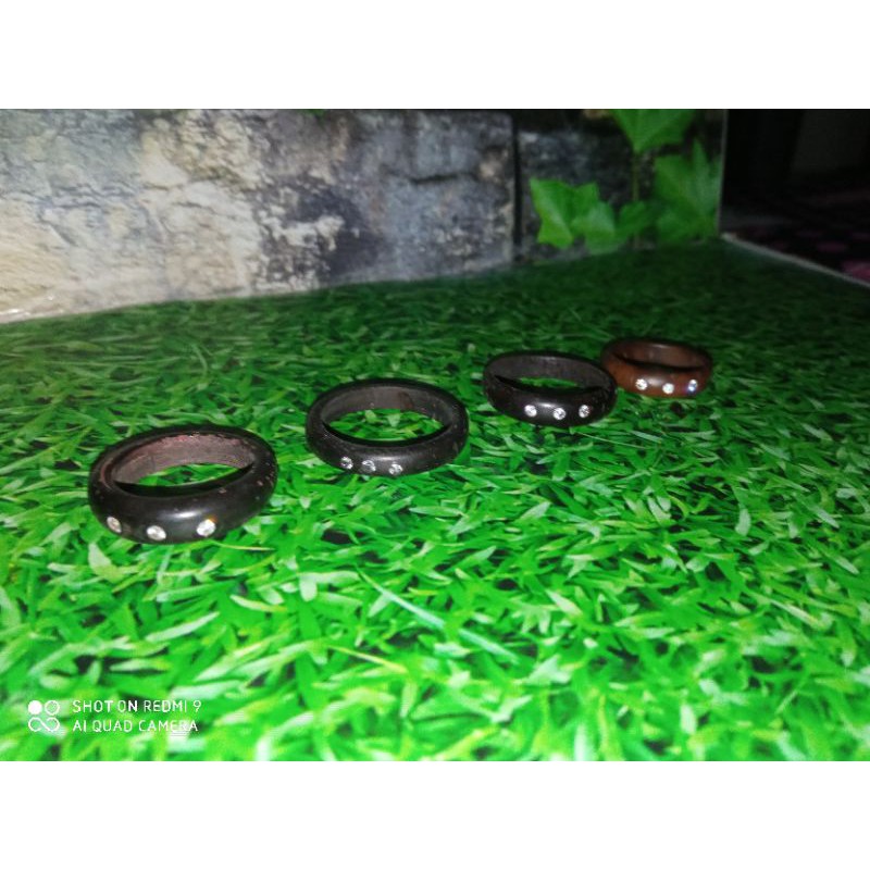 cincin kayu kaoka arab hitam