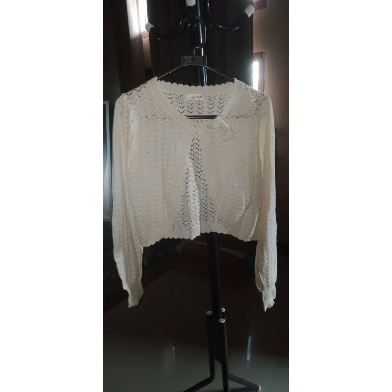 preloved crop cardigan