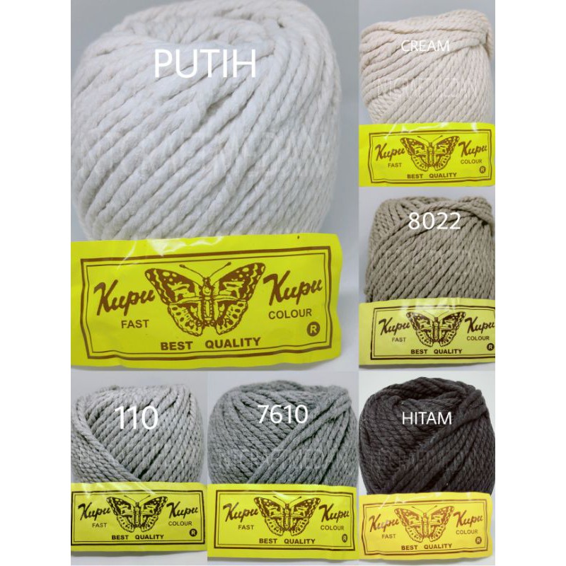 Tali Katun (Macrame) [PUTIH - 9020]