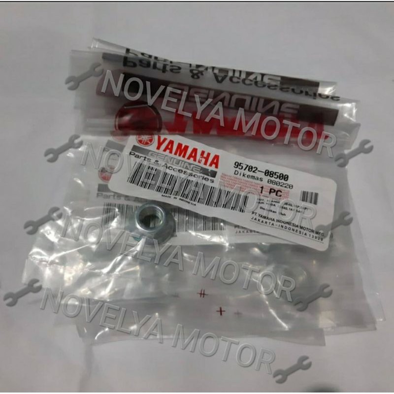 NUT, FLANGE LAWAN BAUT MUR KNALPOT R15 R 15 VVA V3 NMAX LAMA N MAX NEW AEROX AEROX NEW LEXI ORI YAMA