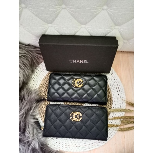 DOMPET CHANEL PANJANG 1 RESLETING FREE BOX ..