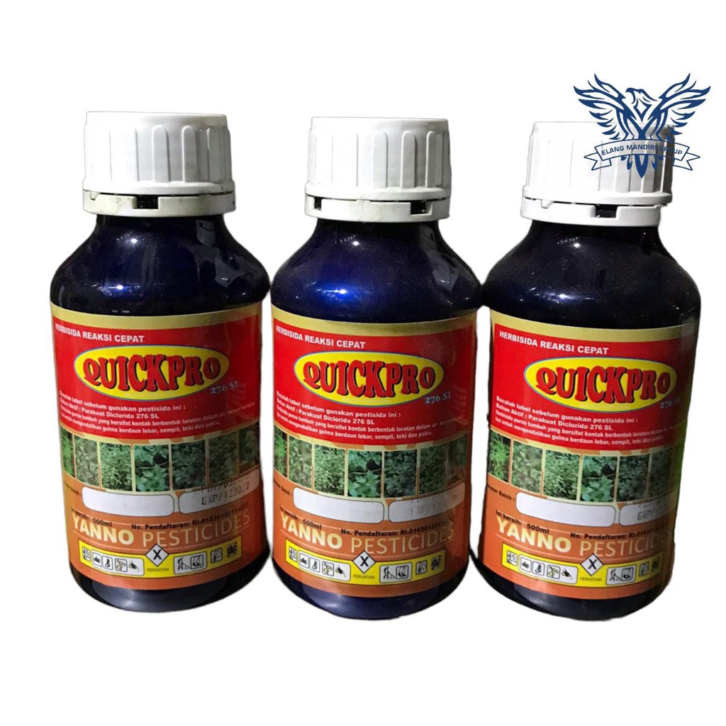 Herbisida QUICKPRO 500ml Bahan Aktif Paraquat gramoxon 500 ml