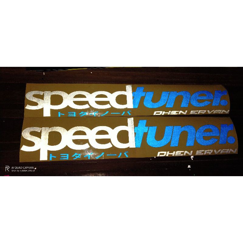 

sticker speedtuner nyala ukuran 60×12cm