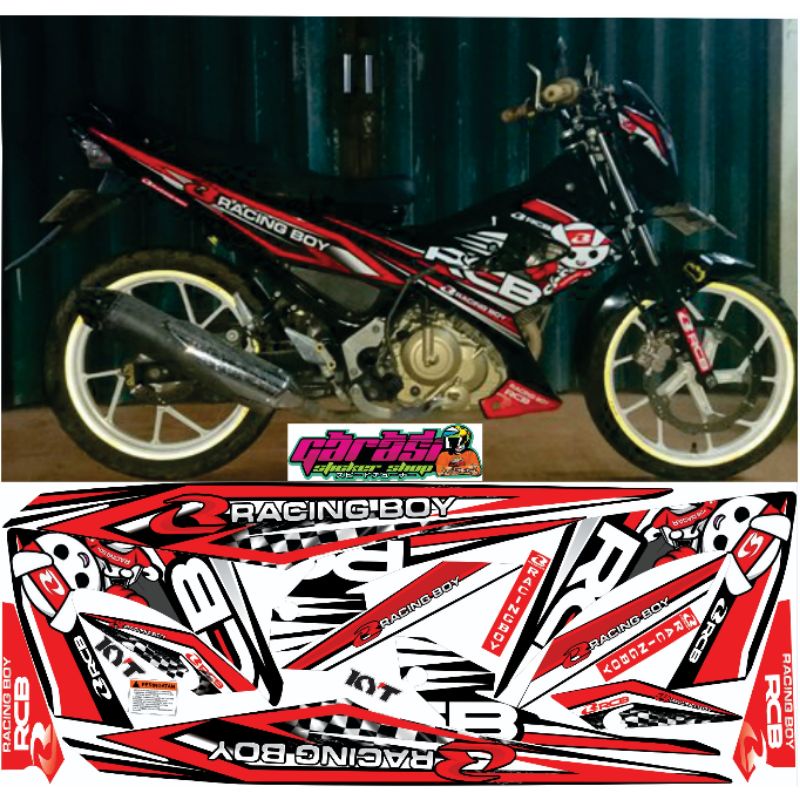 striping variasi satria fu fl racing boy