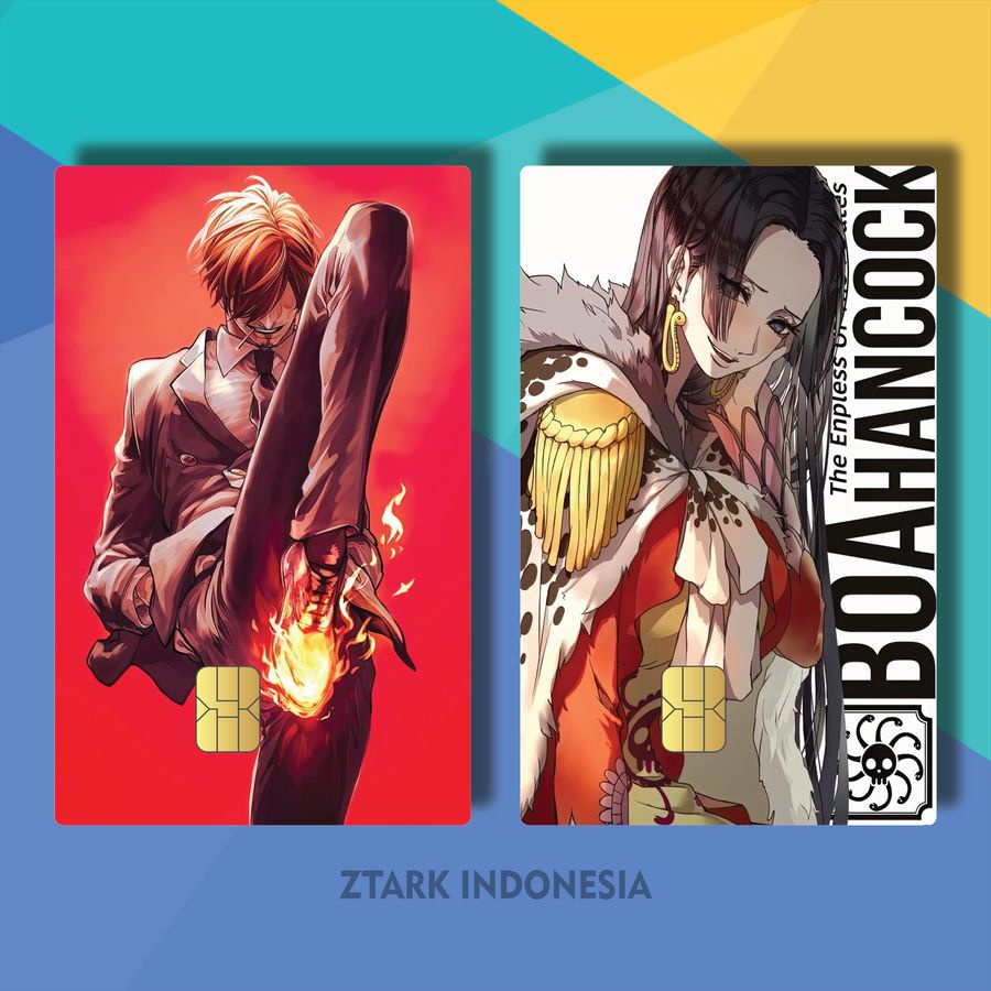 COVER KARTU LAW SHANKS KAIDO ONE PIECE WS0XF/GBRS3/ GARSKIN FLAZZ ANIME ONE PIECE / SKIN CARD ATM CU