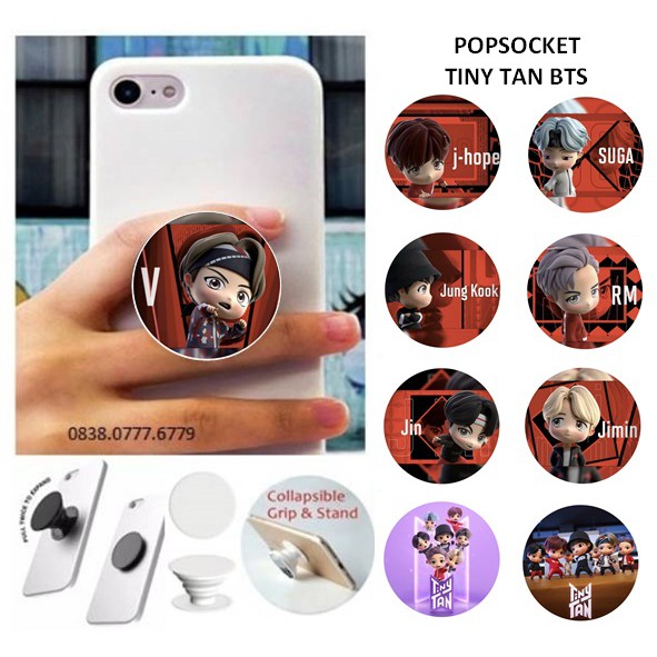 Popsocket TinyTan BTS | Popsocket Tiny Tan BTS ada BONUS FOTO