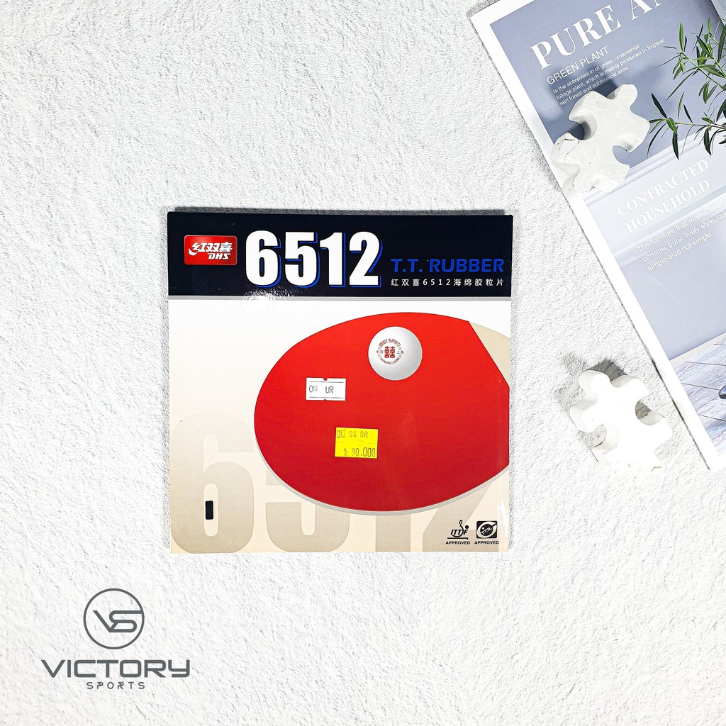 Karet Tenis Meja DHS 6512 T.T. Rubber