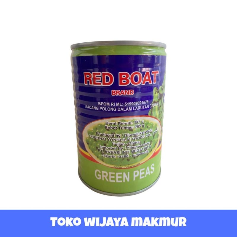 

Green Peas Red Boat | Kacang Polong Kaleng 397GR